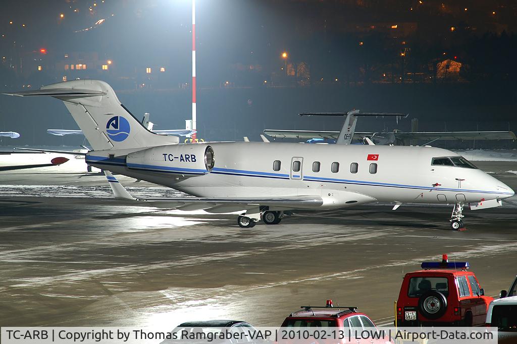 TC-ARB, 2007 Bombardier Challenger 300 (BD-100-1A10) C/N 20181, Arkasair Bombardier BD100 Challenger 300
