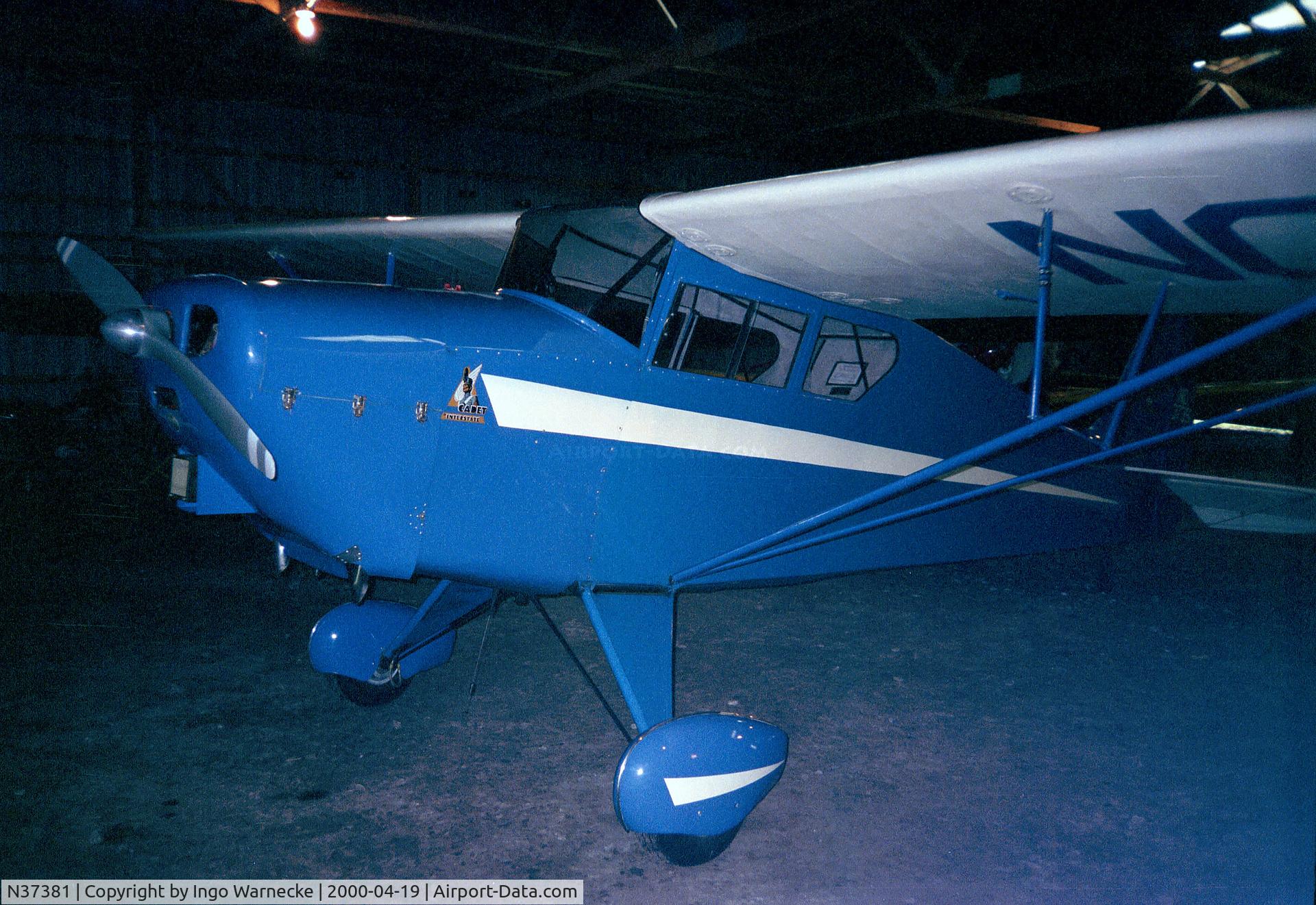 N37381, 1941 Interstate S-1A Cadet C/N 224, Interstate S-1A at the Airpower Museum, Ottumwa IA