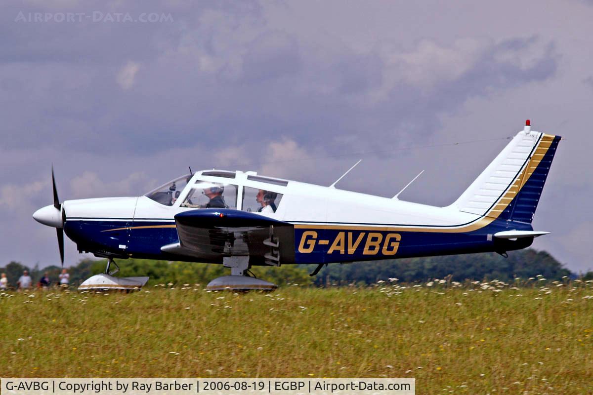 G-AVBG, 1966 Piper PA-28-180 Cherokee C/N 28-3801, Piper PA-28-180 Cherokee C [28-3801] Kemble~G 19/08/2006. Seen at the PFA Flying For Fun 2006 Kemble.