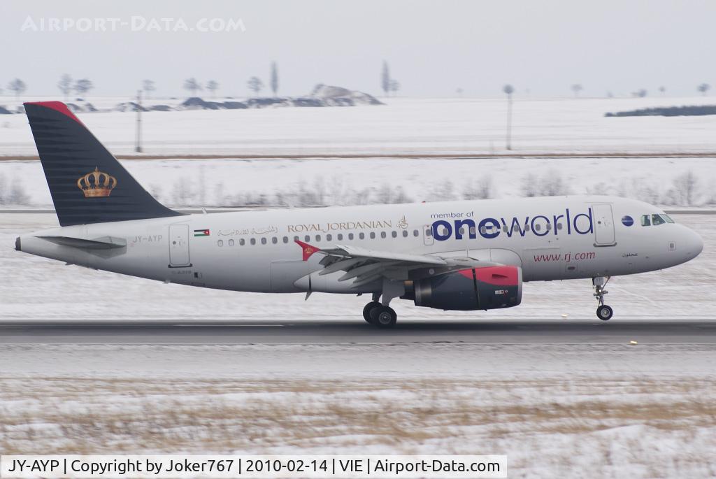 JY-AYP, 2009 Airbus A319-132 C/N 3832, Royal Jordanian Airbus A319-132