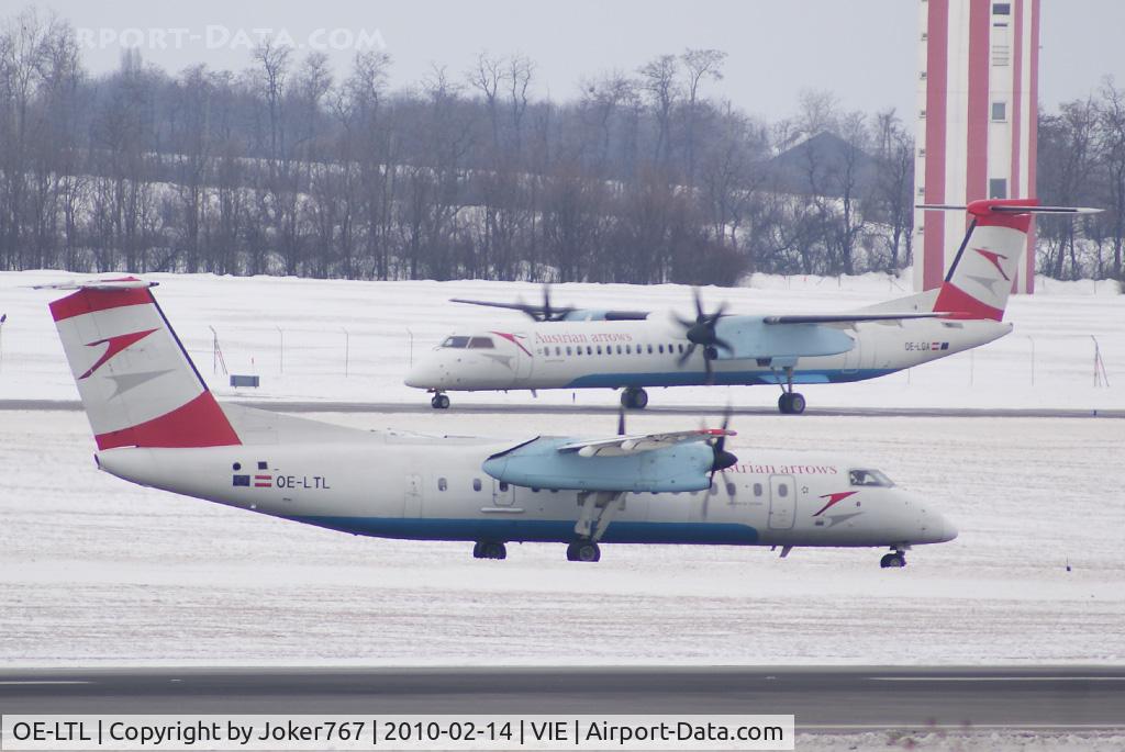 OE-LTL, 1997 De Havilland Canada DHC-8-314Q Dash 8 C/N 485, Austrian arrows De Havilland Canada DHC-8-314Q