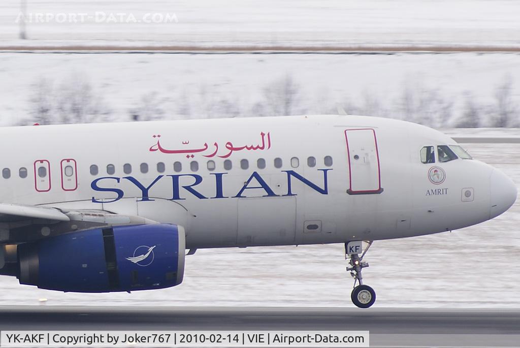 YK-AKF, 1999 Airbus A320-232 C/N 1117, Syrian Air Airbus A320-232