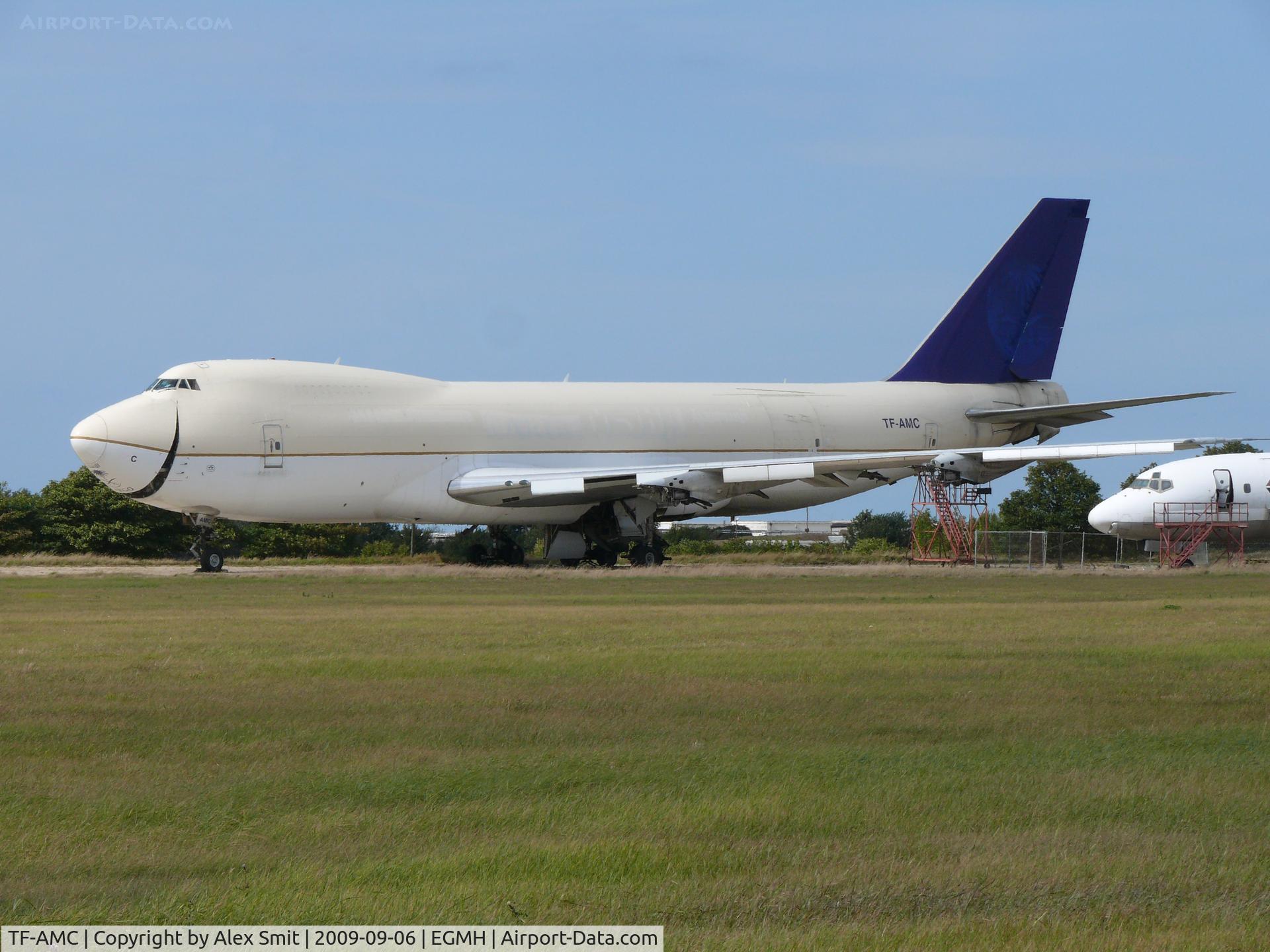 TF-AMC, 1979 Boeing 747-2B3F/SCD C/N 21835, Boeing B747-2B3F TF-AMC Air Atlanta Islandic without engines