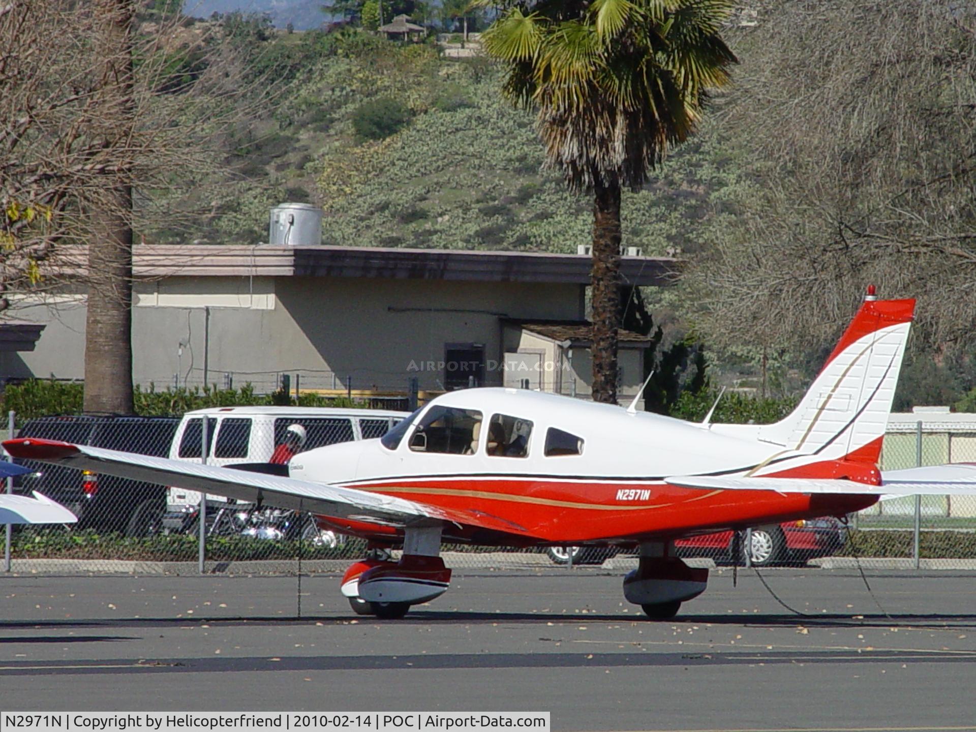 N2971N, 1979 Piper PA-28-236 Dakota C/N 28-7911288, Parked and tied down at Brackett