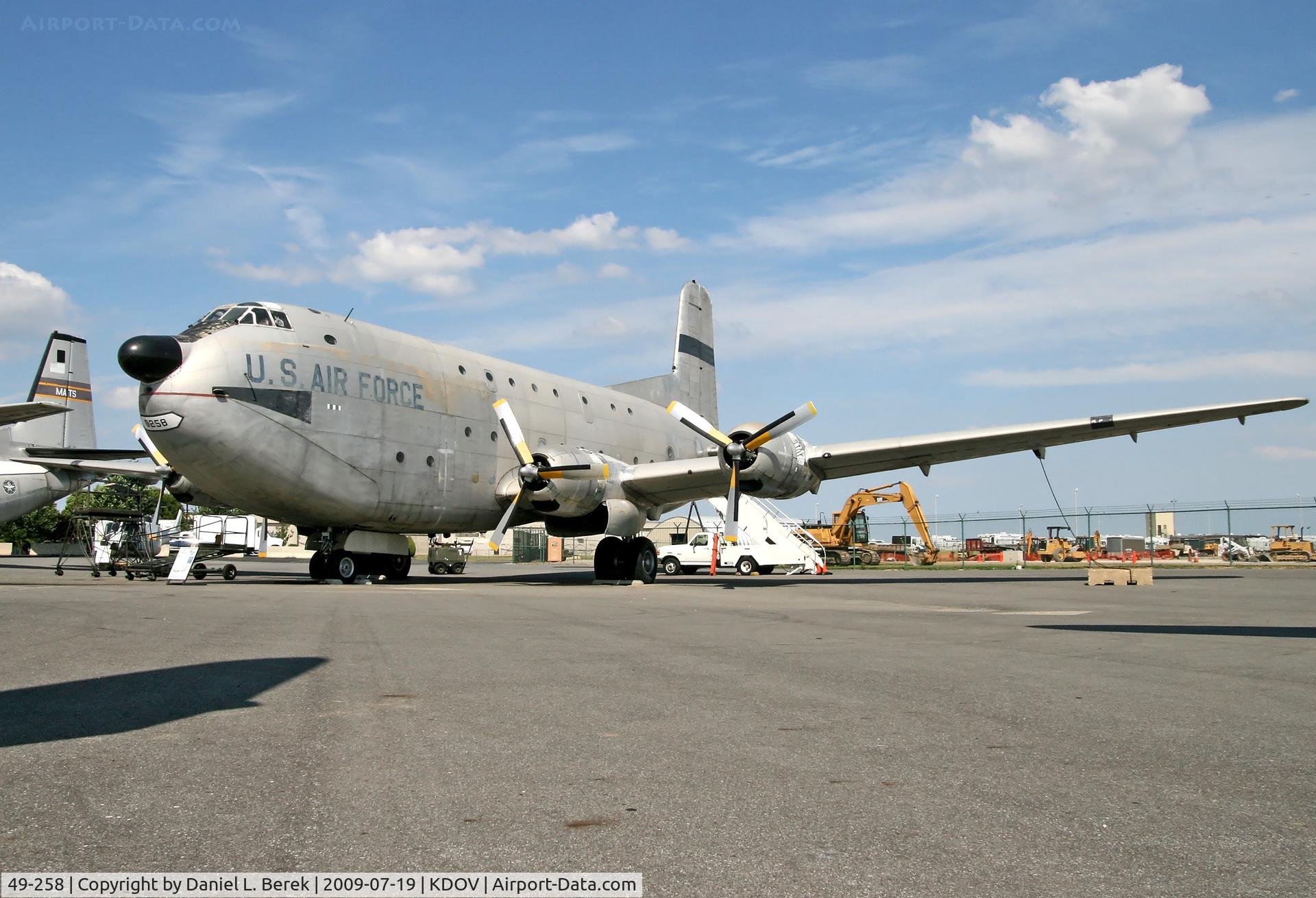 49-258, 1949 Douglas C-124A Globemaster II C/N 43187, This mighty freighter is now on display at the Air Mobility Command Museum, Dover, DE.