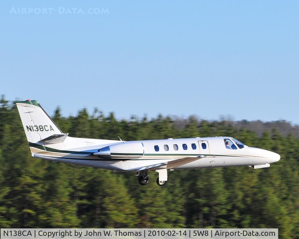 N138CA, 1999 Cessna 550 C/N 550-0900, Departing runway 22