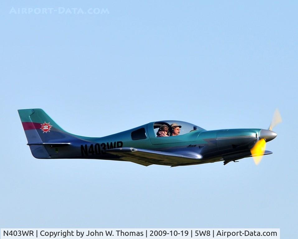 N403WR, 1997 Lancair 320 C/N 403, Departing runway 22