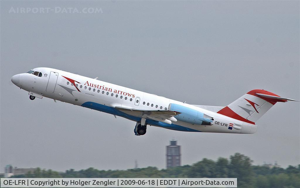 OE-LFR, 1996 Fokker 70 (F-28-0070) C/N 11572, Going for Vienna.