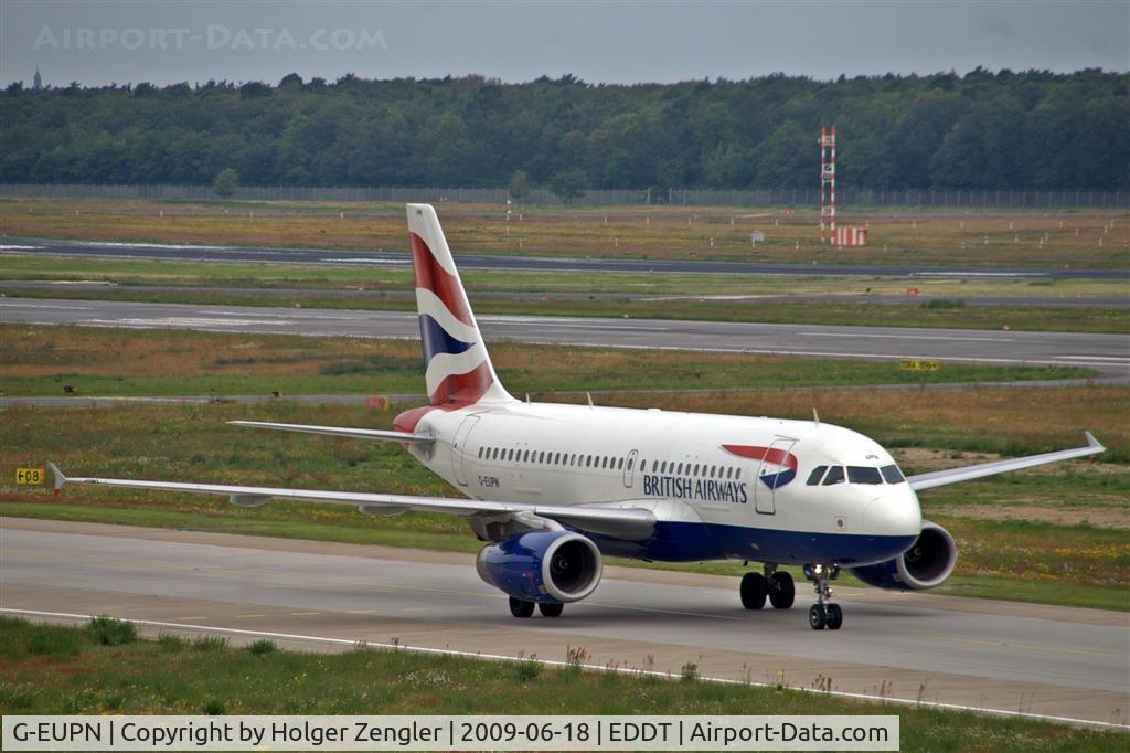 G-EUPN, 2000 Airbus A319-131 C/N 1261, Passing by to APRON