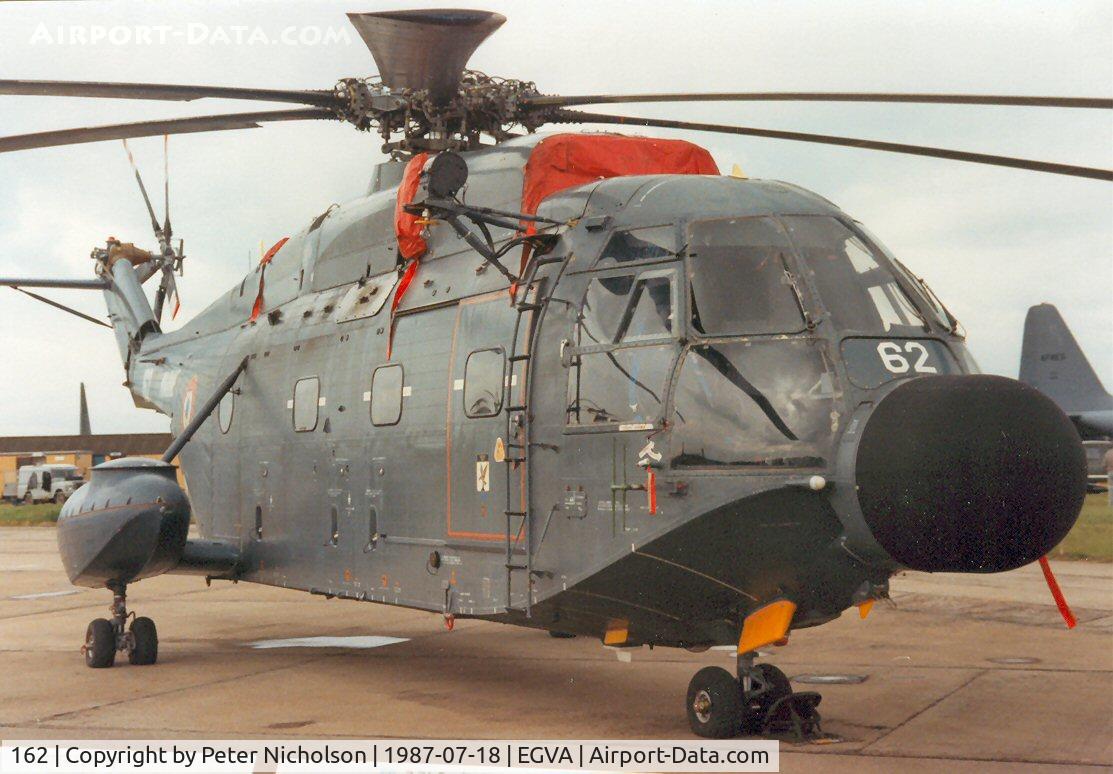 162, Aérospatiale SA-321G Super Frelon C/N 162, Another view of the 32 Flotille Super Frelon on display at the 1987 Intnl Air Tattoo at RAF Fairford.