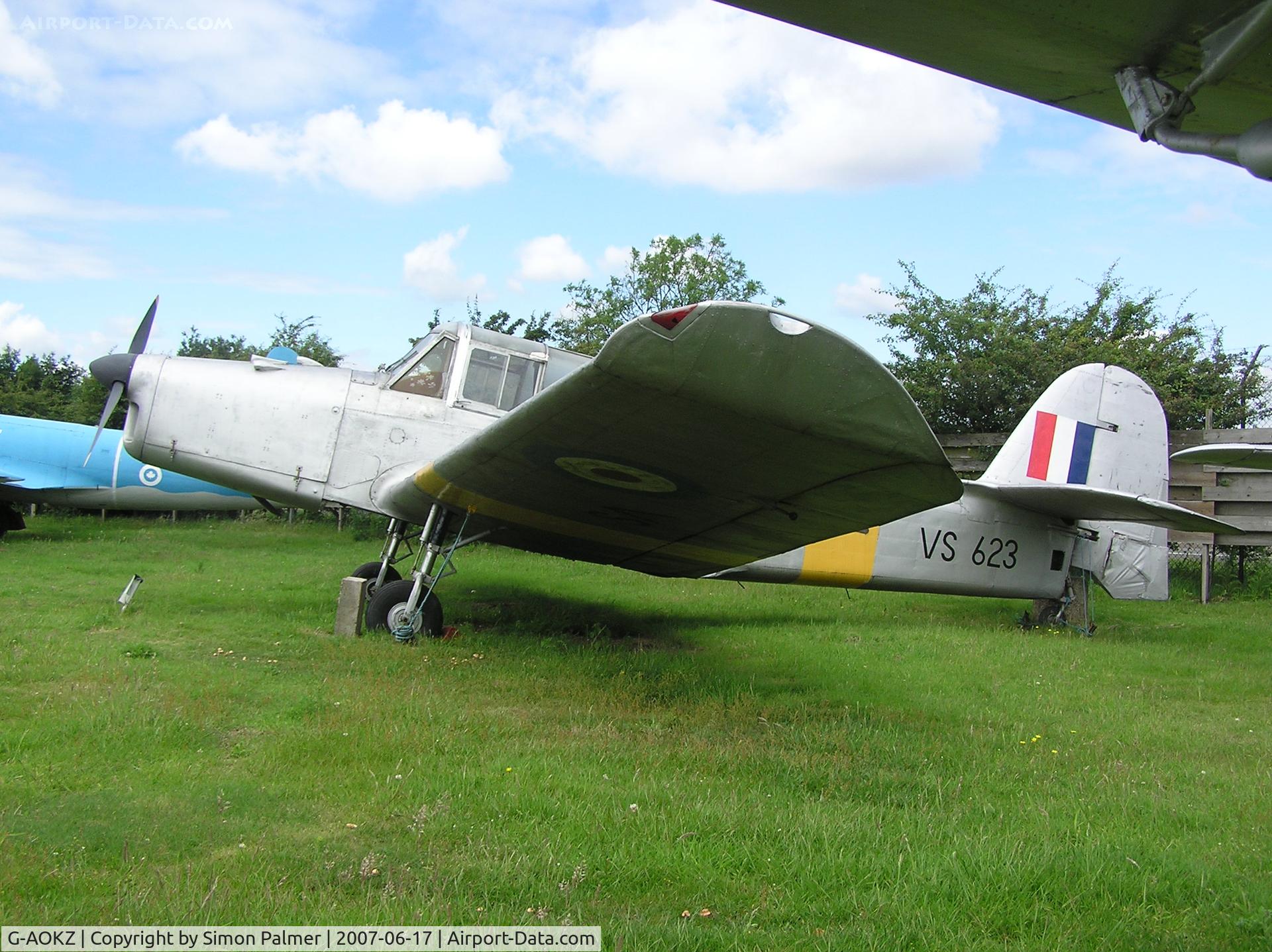 G-AOKZ, 1949 Percival P-40 Prentice T1 C/N PAC-238, Prentice T.1 at Coventry Aircraft Museum