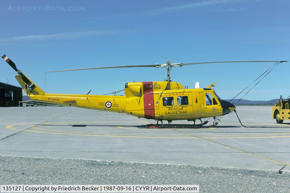 135127, 1970 Bell CH-135 Twin Huey C/N 32027, parked at Goose Bay