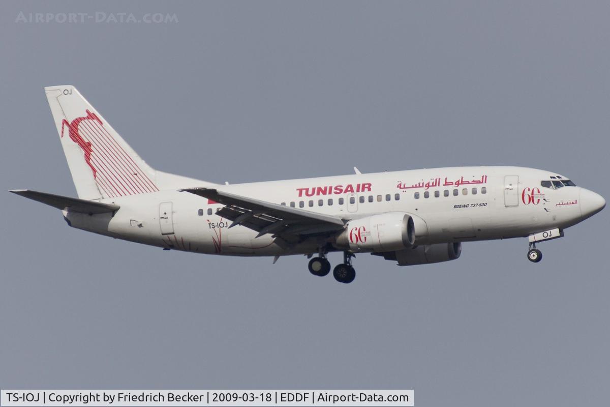 TS-IOJ, 1995 Boeing 737-5H3 C/N 27912, short final at EDDF