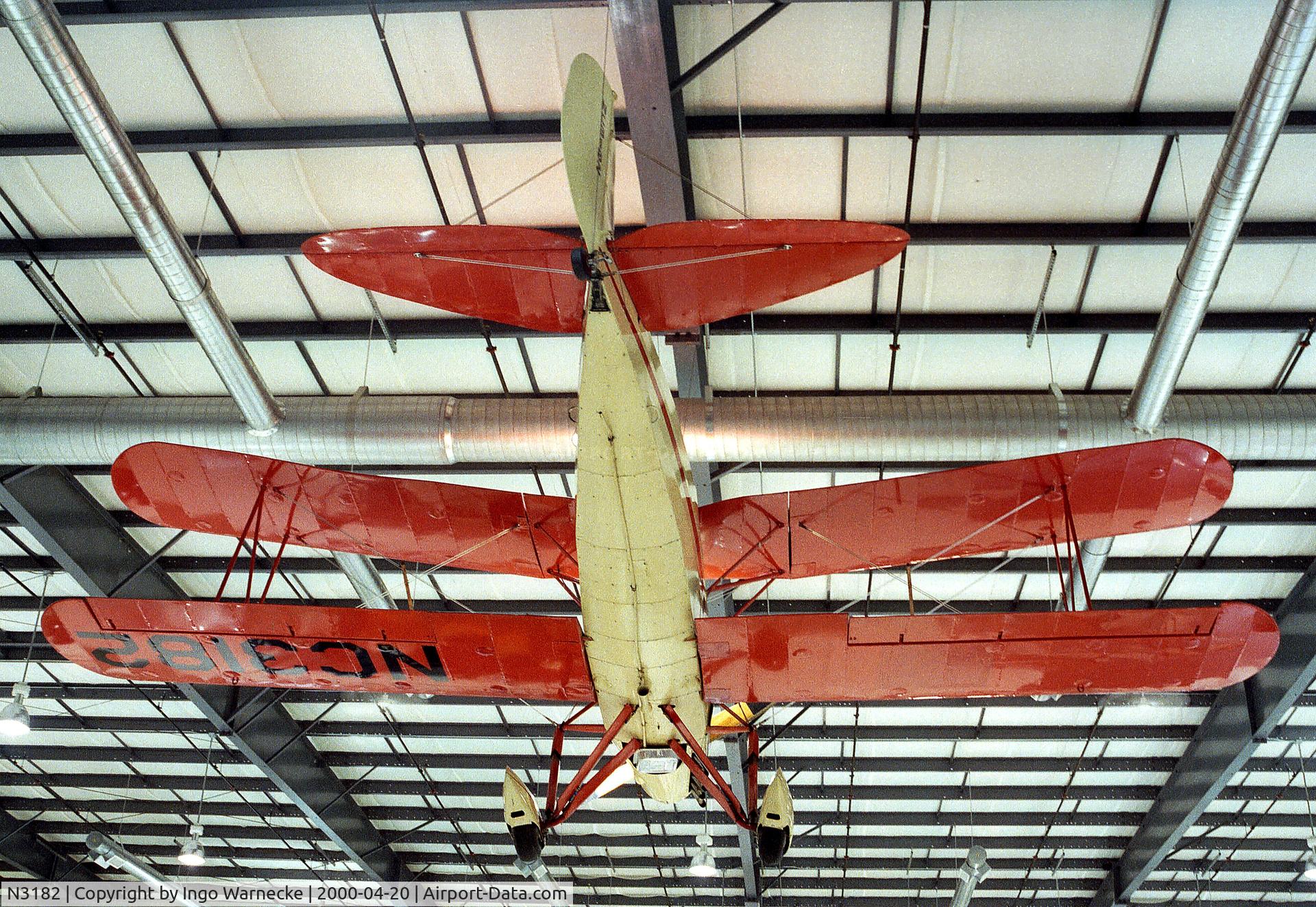 N3182, 1974 Great Lakes 2T-1A-E Sport Trainer C/N 6621-G-312, Great Lakes 2T-1A-E at the Heritage Halls, Owatonna MN