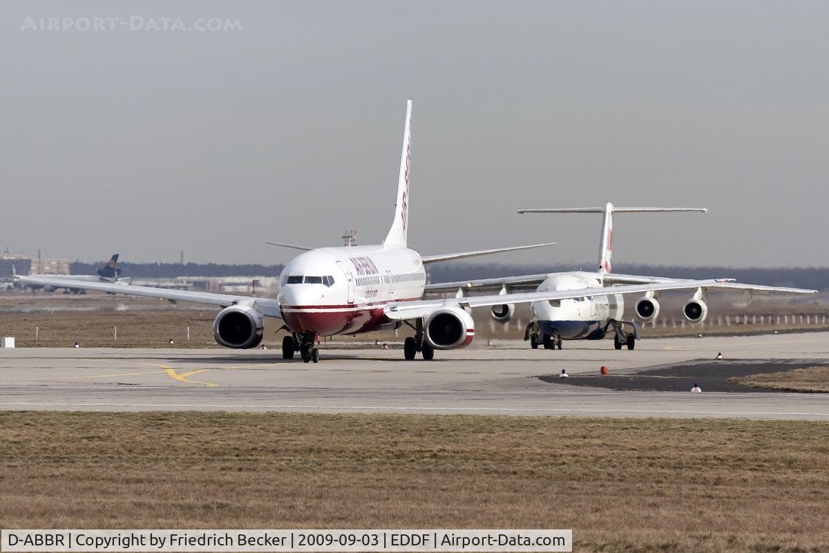 D-ABBR, 1999 Boeing 737-85F C/N 28825, taxying to the active