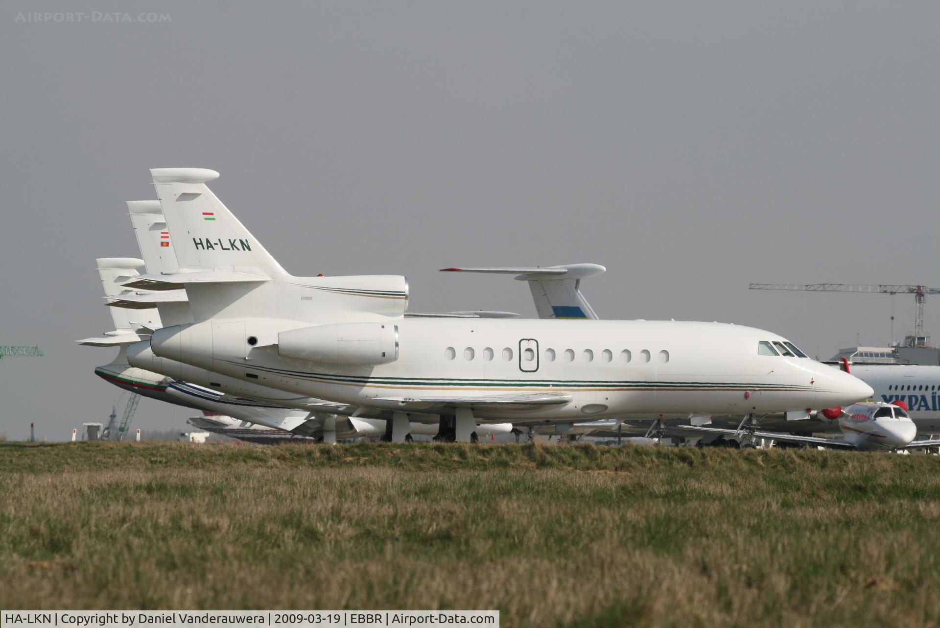 HA-LKN, 2005 Dassault Falcon 900EX C/N 143, Parked on G.A.