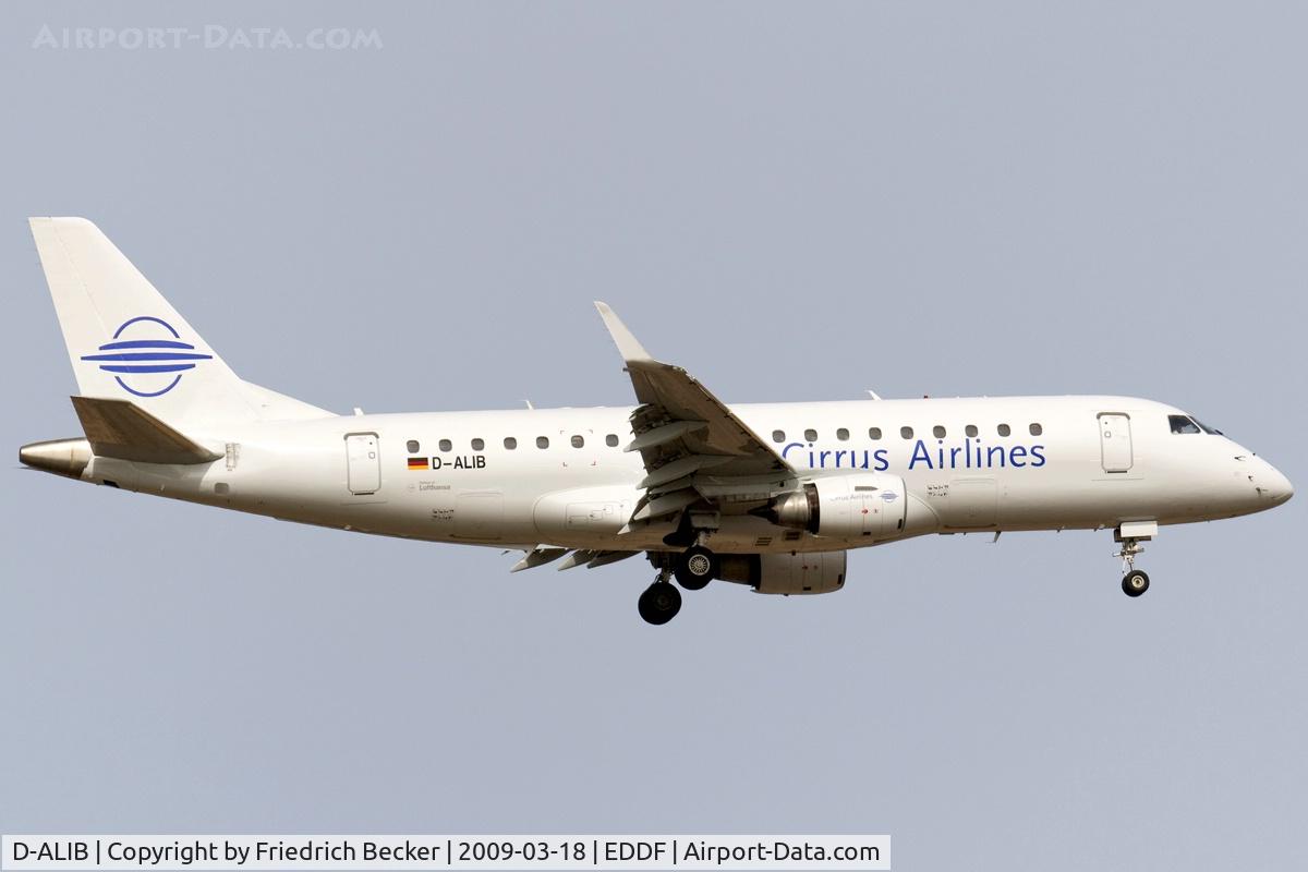 D-ALIB, 2003 Embraer 175LR (ERJ-170-200LR) C/N 17000017, short final at EDDF