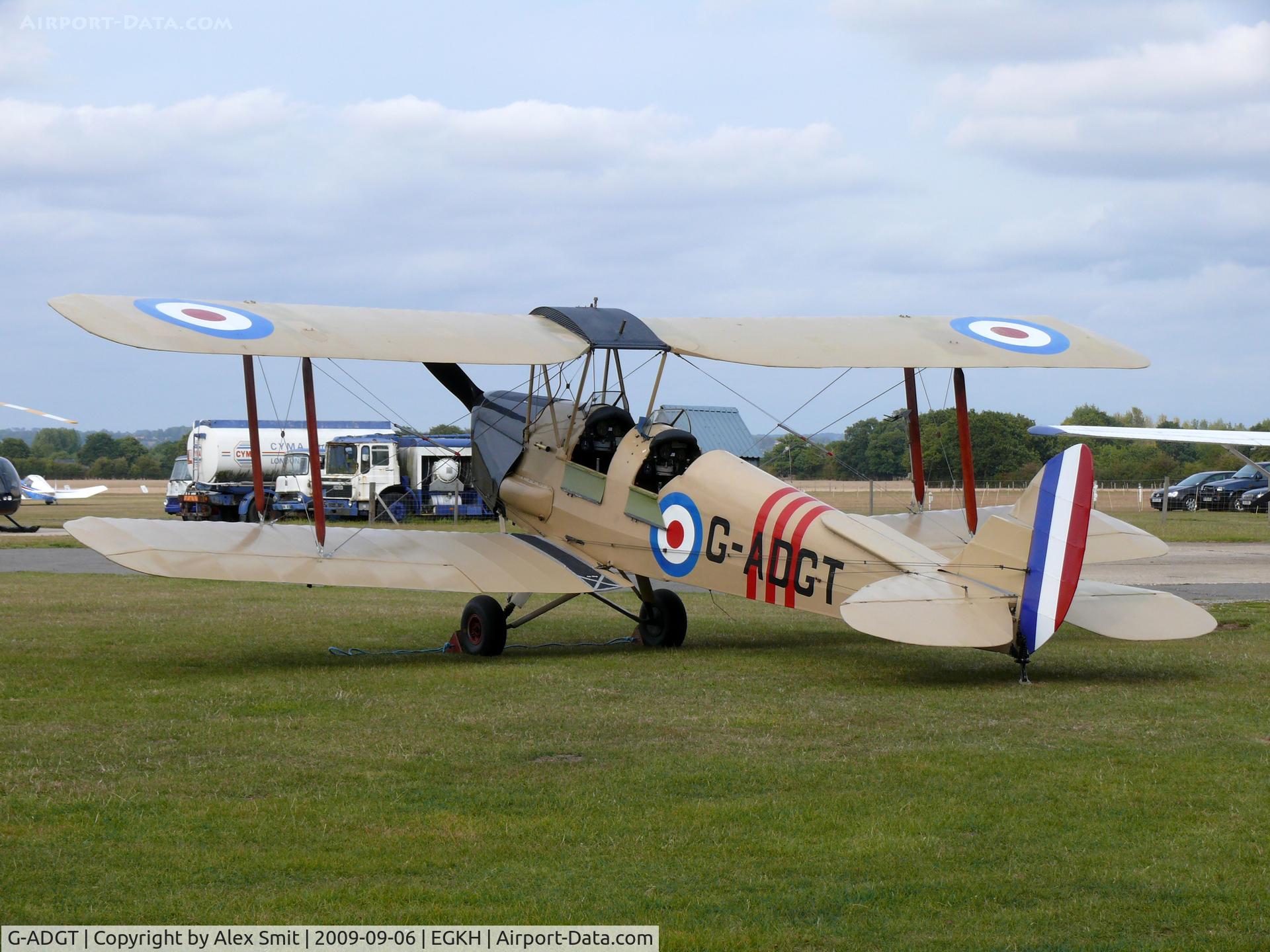 G-ADGT, 1935 De Havilland DH-82A Tiger Moth II C/N 3338, De Havilland dH-82A Tiger Moth G-ADGT Tiger Club