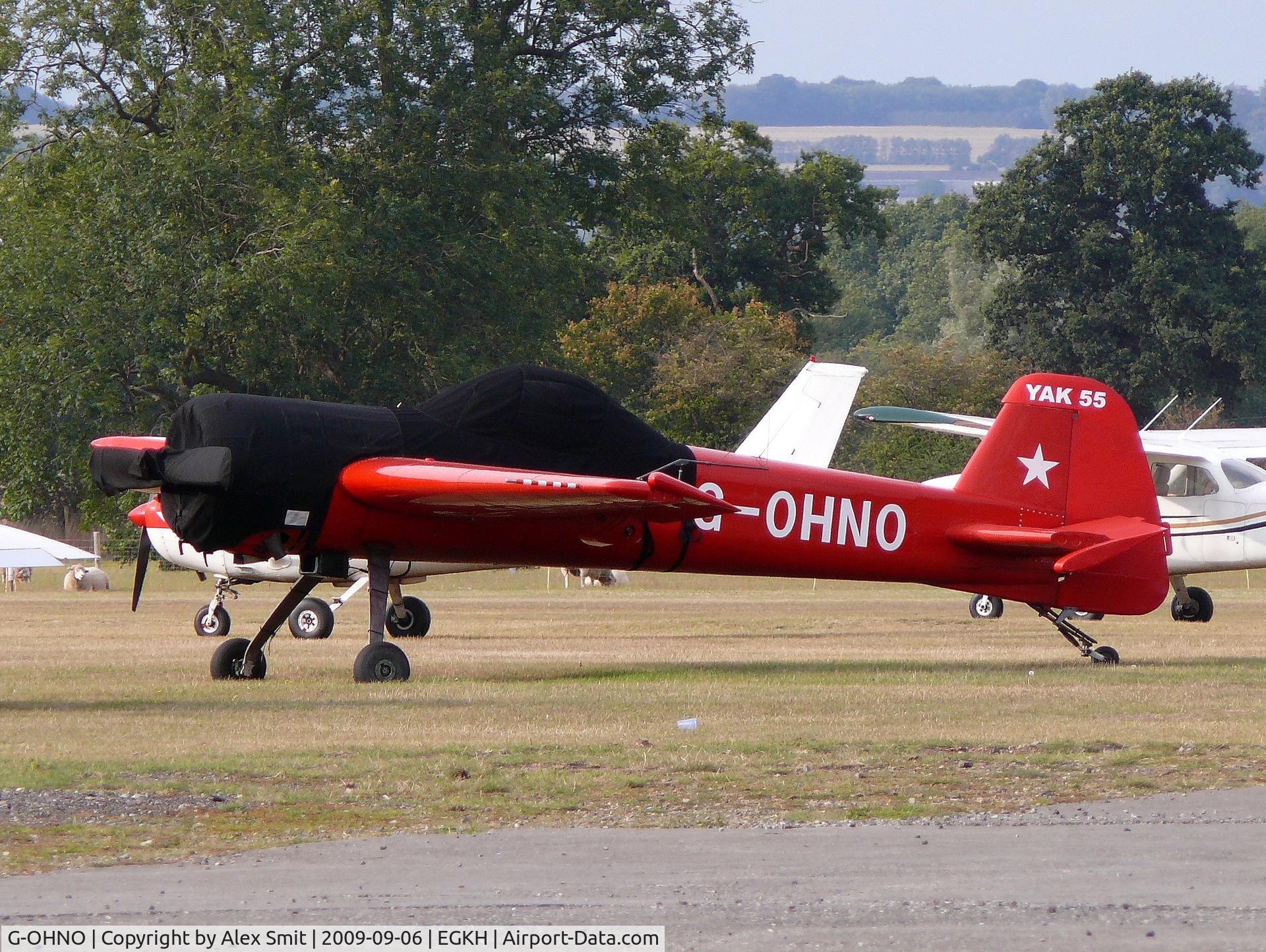 G-OHNO, 1990 Yakovlev Yak-55 C/N 901104, Yakovlev Yak55 G-OHNO G-OHNO Ltd