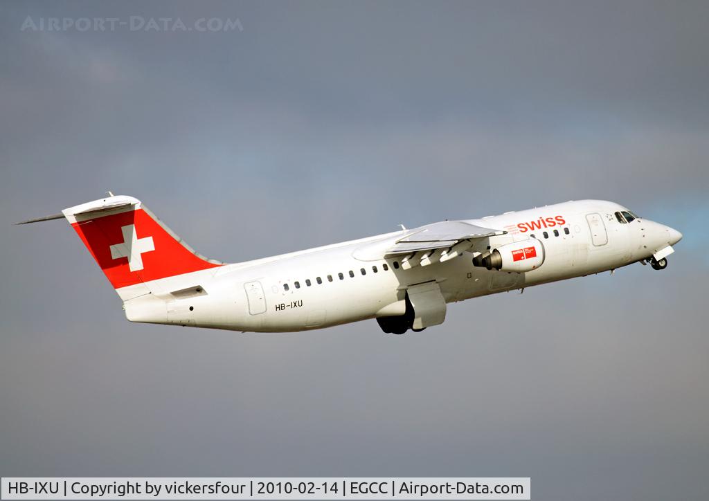 HB-IXU, 1995 British Aerospace Avro 146-RJ100 C/N E3276, Swiss International Airlines