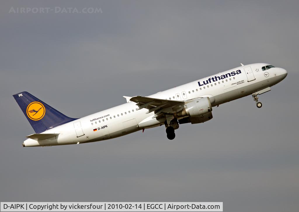 D-AIPK, 1989 Airbus A320-211 C/N 0093, Lufthansa