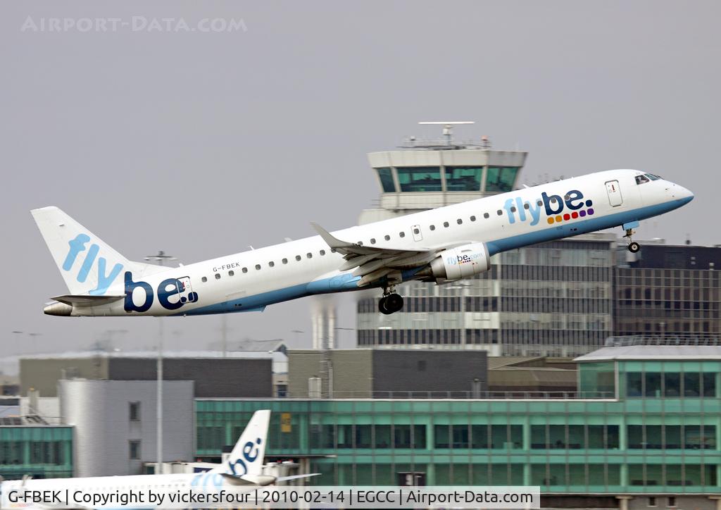 G-FBEK, 2008 Embraer 195LR (ERJ-190-200LR) C/N 19000168, FlyBE