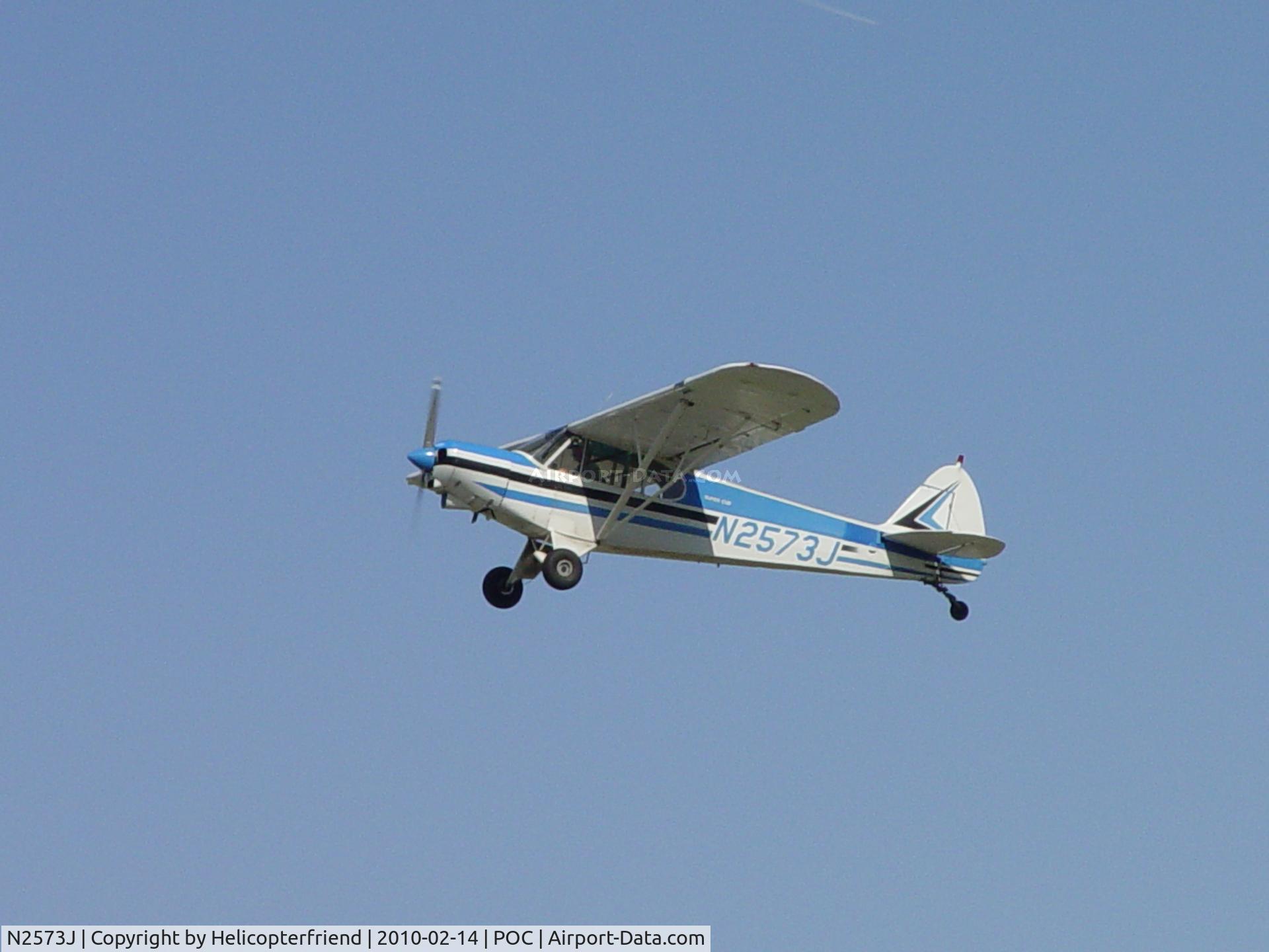 N2573J, 1979 Piper PA-18-150 Super Cub C/N 18-7909132, Westbound from 26L and climbing