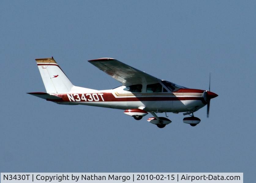 N3430T, 1968 Cessna 177 Cardinal C/N 17700730, Seen flying over Sunset Cliffs, San Diego, CA.