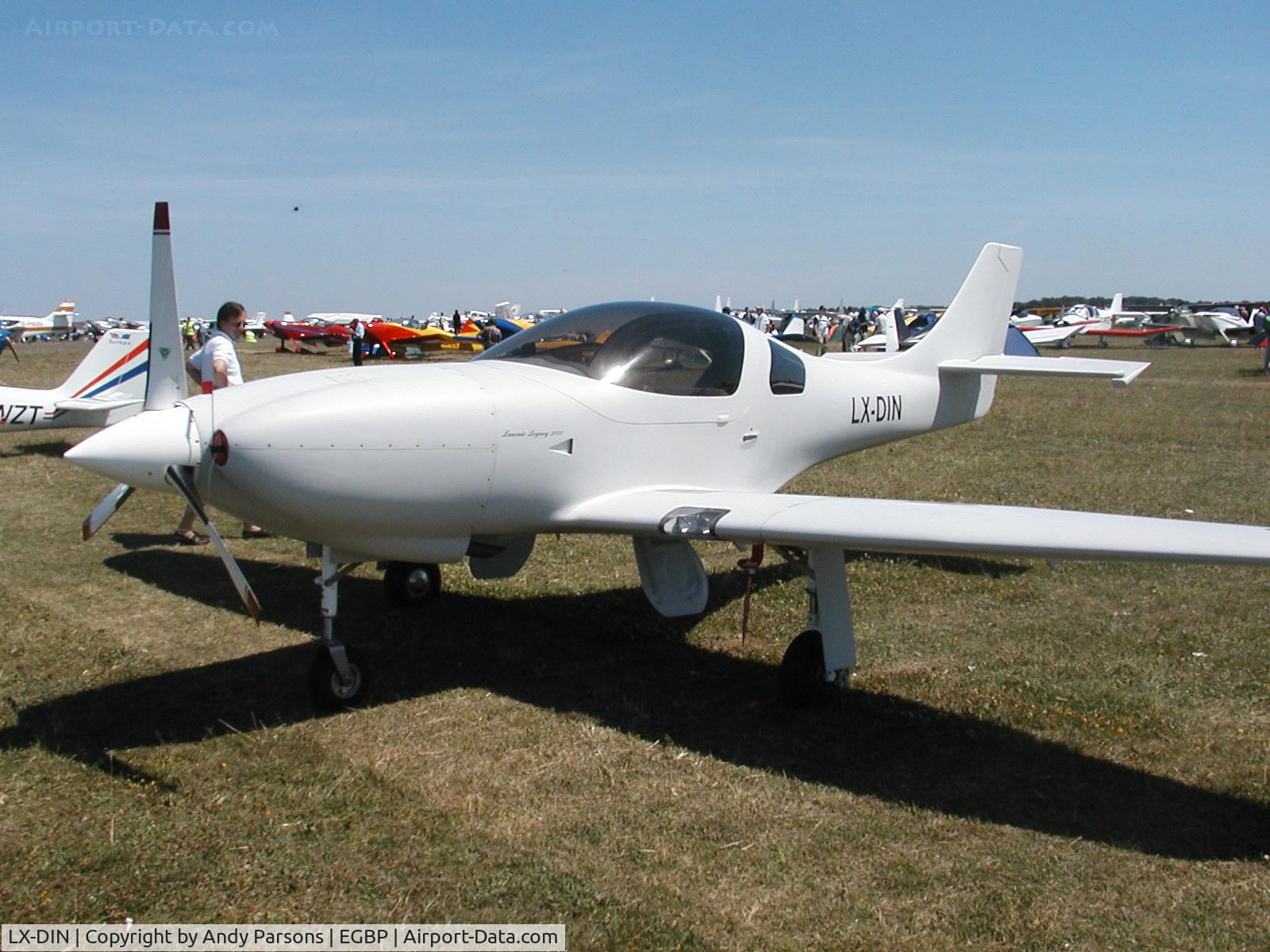LX-DIN, 2003 Lancair Legacy 2000 C/N L2K-137, At Kemble PFA Rallye 2003