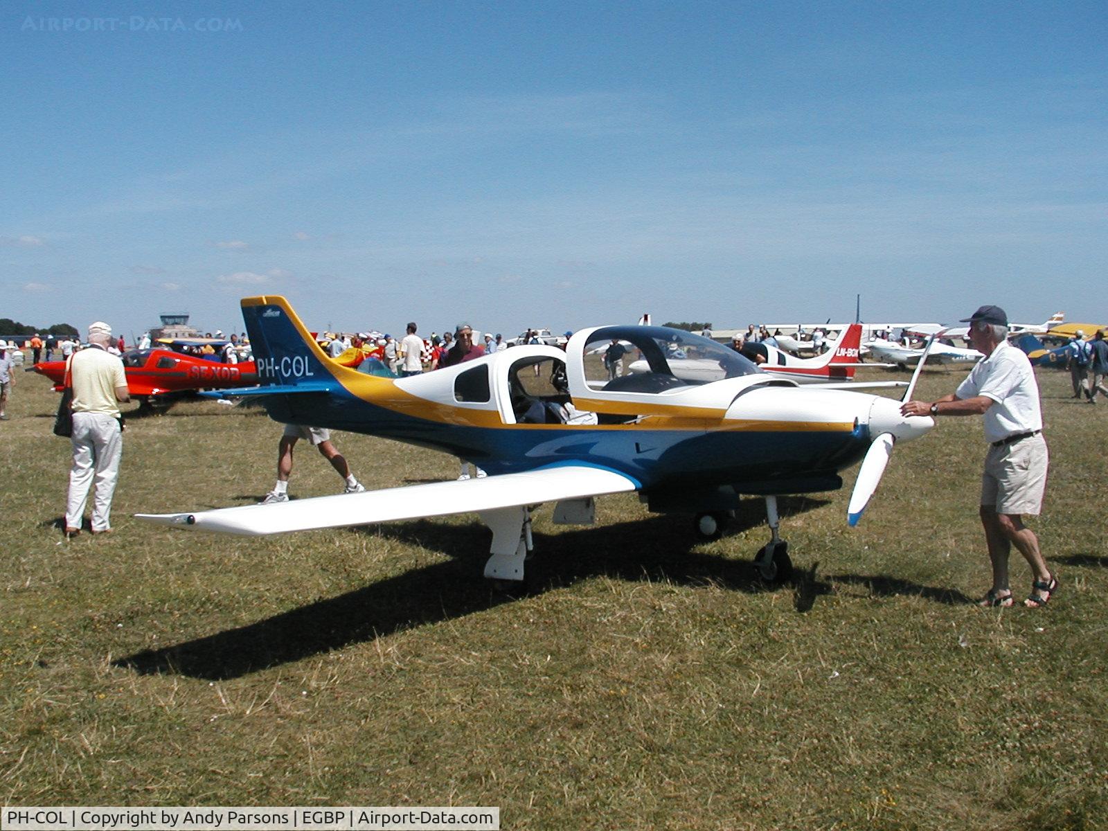 PH-COL, Lancair 320 C/N 399, At Kemble PFA Rallye 2003