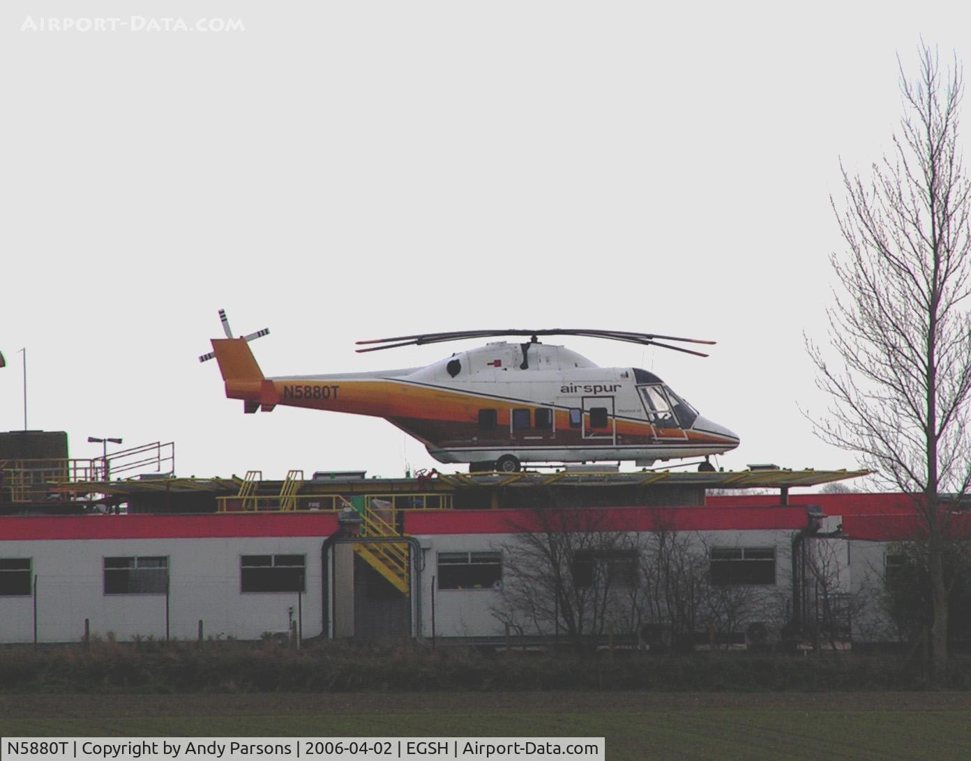 N5880T, 1983 Westland WG-30-100 C/N 009, At Norwich