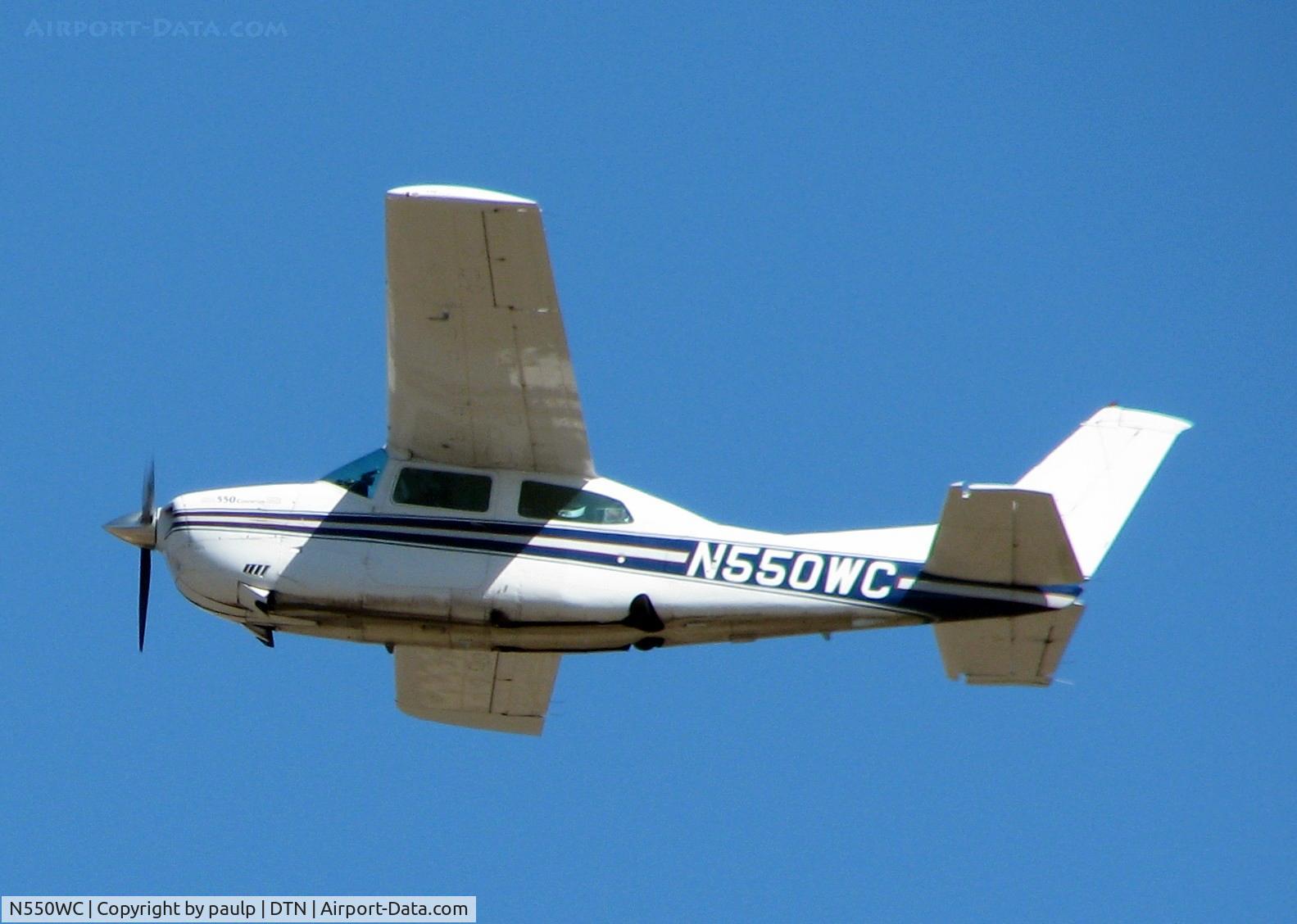 N550WC, 1979 Cessna 210N Centurion C/N 21063343, Off of runway 32 at Downtown Shreveport.