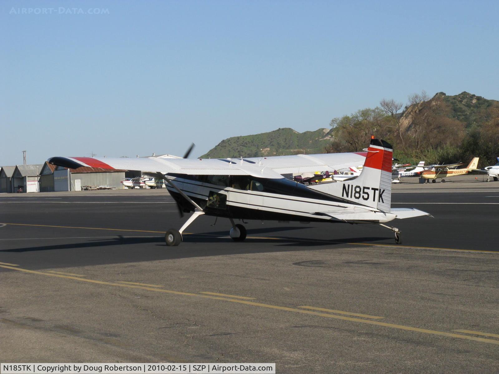 N185TK, 1981 Cessna A185F Skywagon 185 C/N 18504366, 1981 Cessna A185F SKYWAGON II, Continental IO-520-D 300 Hp, taxi