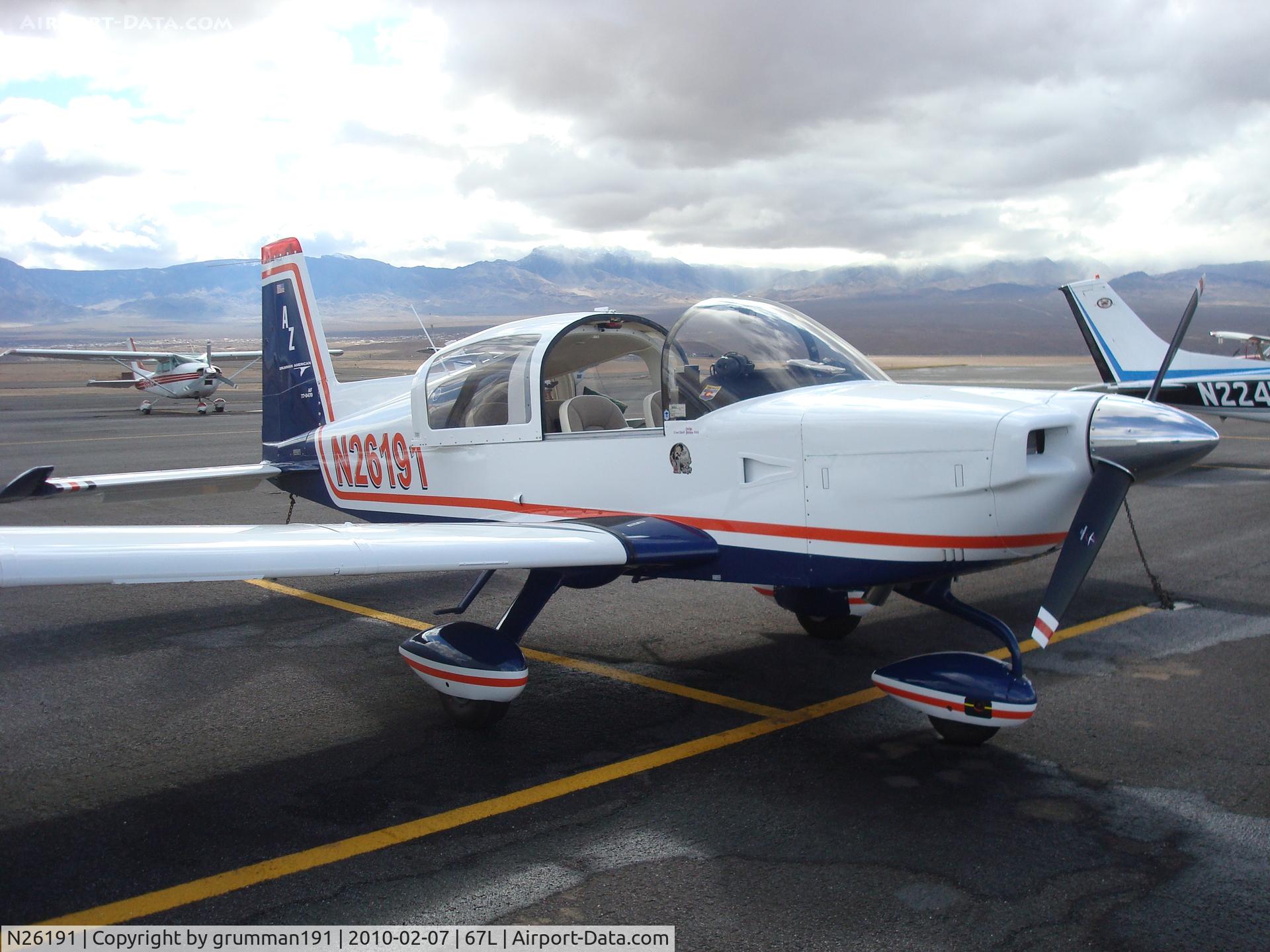 N26191, 1977 Grumman American AA-5A Cheetah C/N AA5A0470, Mesquite, NV