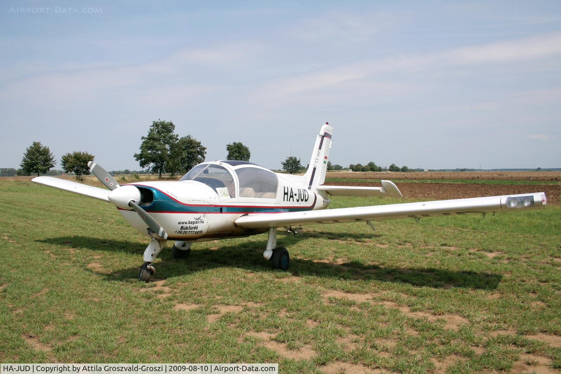 HA-JUD, 1977 Socata MS-893E Rallye 180GT Gaillard C/N 12962, Bükfürdö