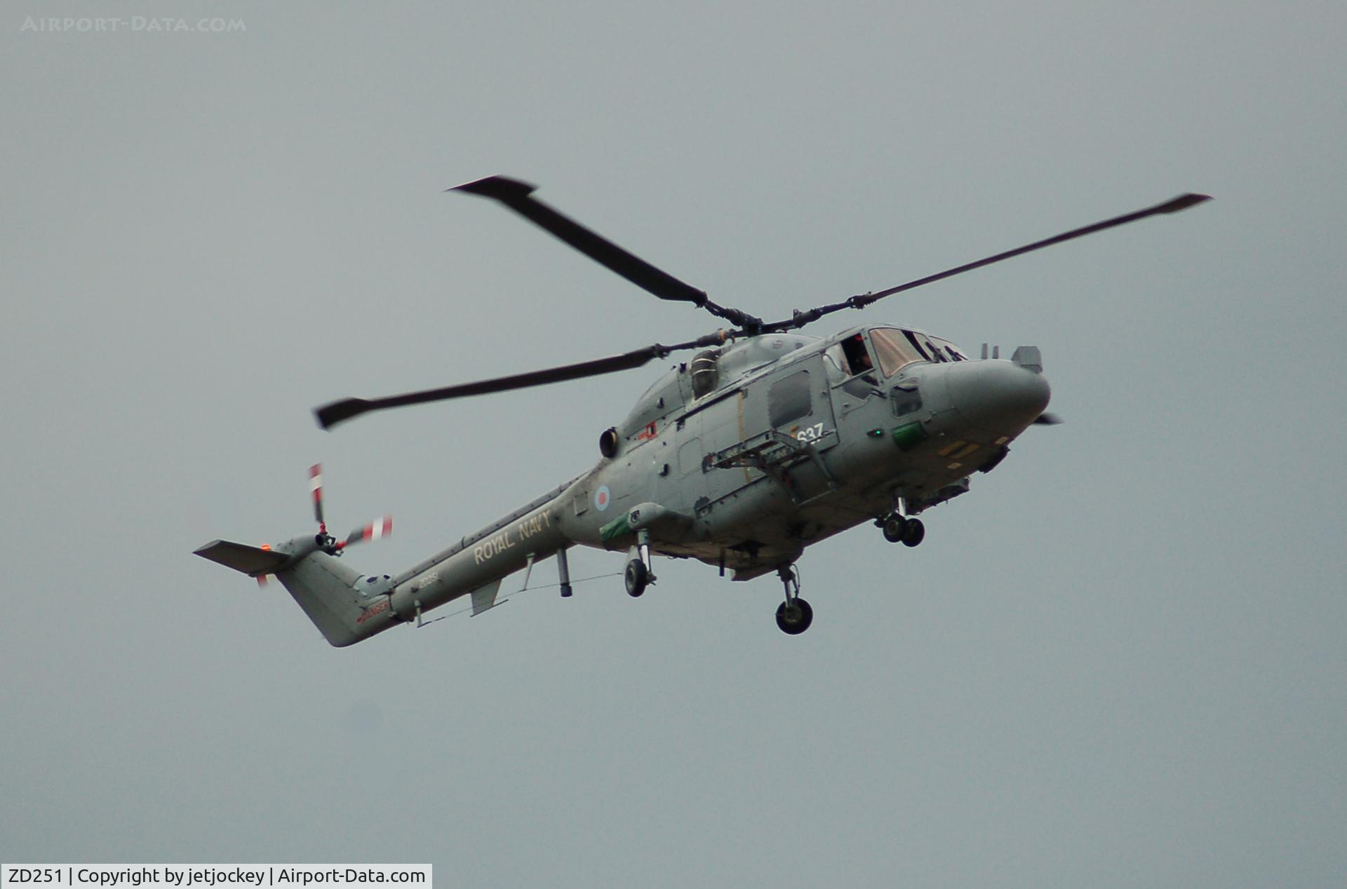 ZD251, Westland Lynx HAS.3S C/N 251, Westland Lynx of the Black Cats display team Southport 2007