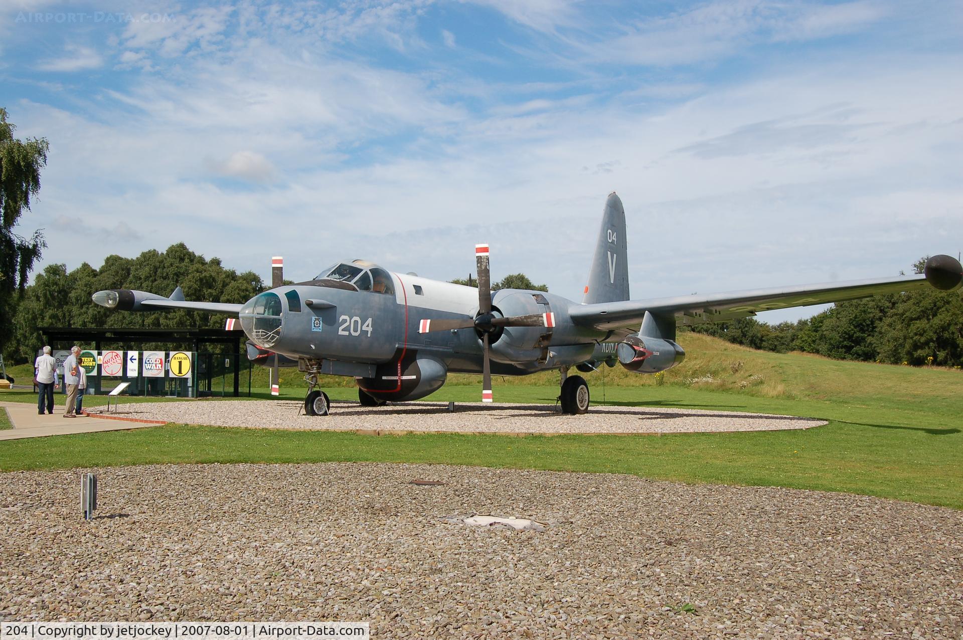 204, Lockheed SP-2H Neptune C/N 726-7251, Lockheed Neptune at on display at RAF Cosford