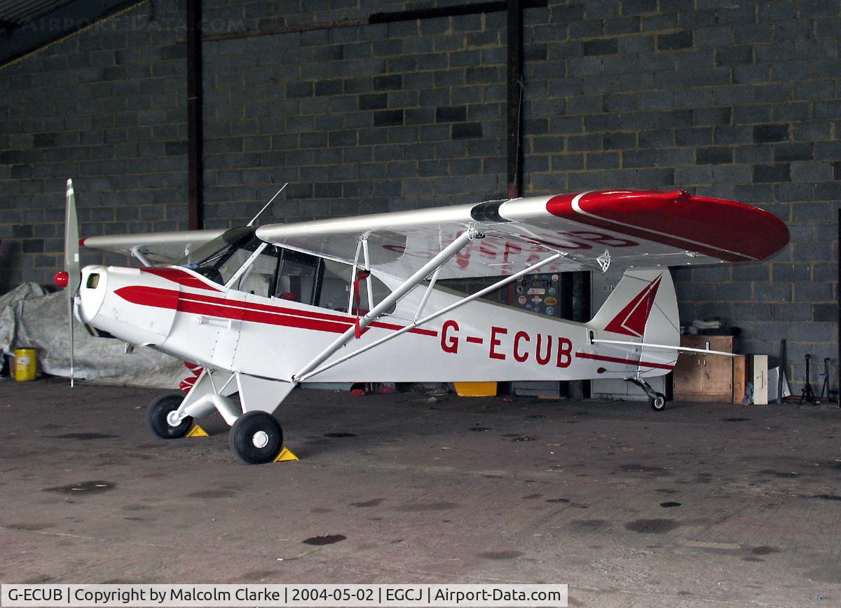 G-ECUB, 1958 Piper PA-18 Super Cub C/N 18-6279, Piper PA-18 Super Cub at Sherburn-in-Elmet in 2004.