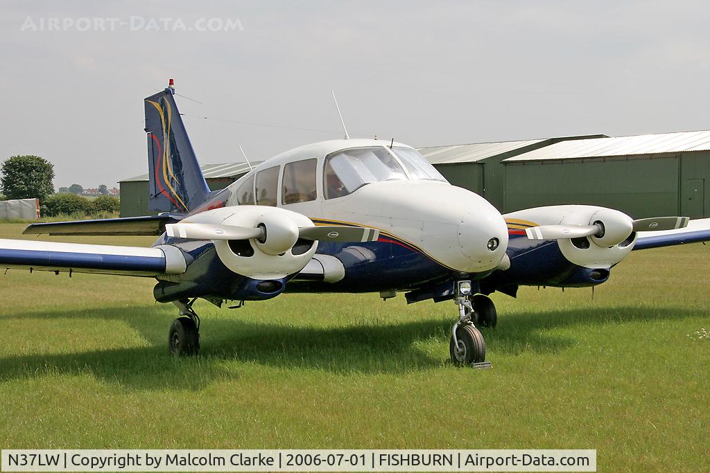 N37LW, 1960 Piper PA-23-250 Aztec C/N 27-134, Piper PA-23-250 Aztec at Fishburn Airfield in 2006.