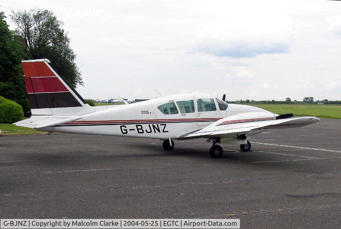 G-BJNZ, 1979 Piper PA-23-250 Aztec C/N 27-7954099, Piper PA-23-250 Aztec F at Cranfield Airport in 1994.