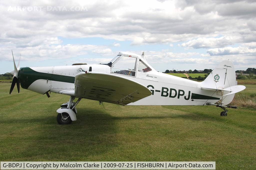 G-BDPJ, 1965 Piper PA-25-235 Pawnee C/N 25-3665, Piper PA-25-235 Pawnee B at Fishburn Airfield. The tug for Swift G-IZII prior to their performance at the 2009 Sunderland Airshow.