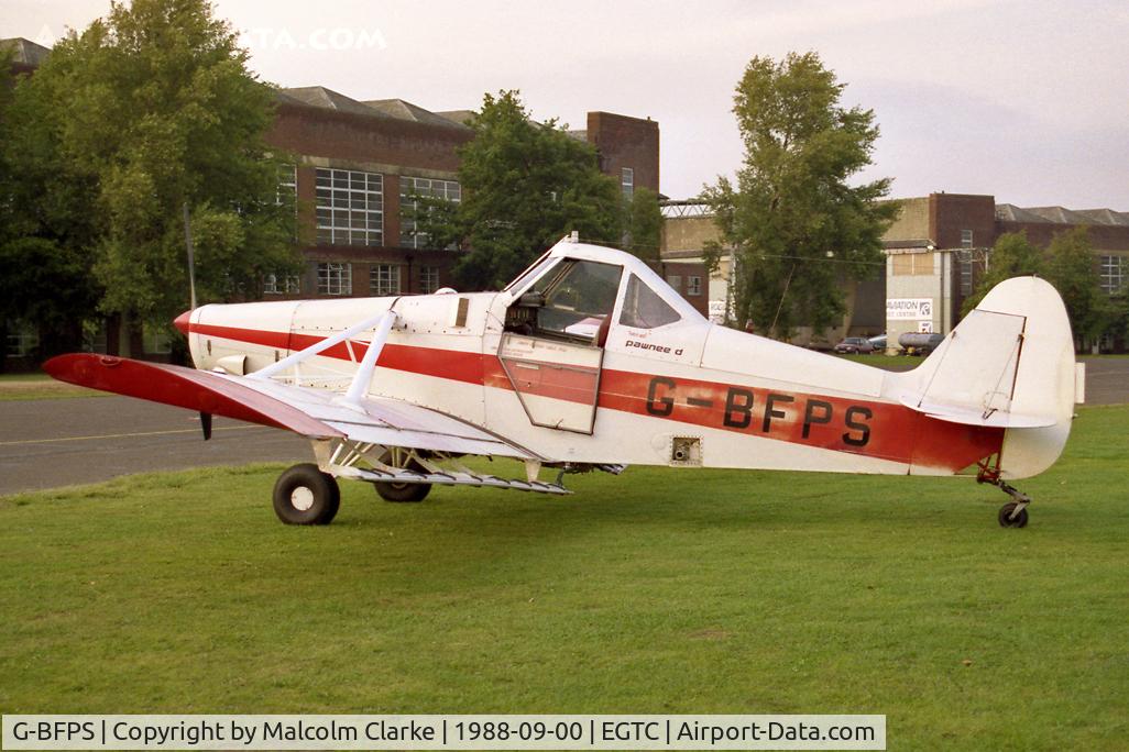 G-BFPS, 1978 Piper PA-25-235 Pawnee C/N 25-7856013, Piper PA-25-235 Pawnee at Cranfield Airport in 1988.