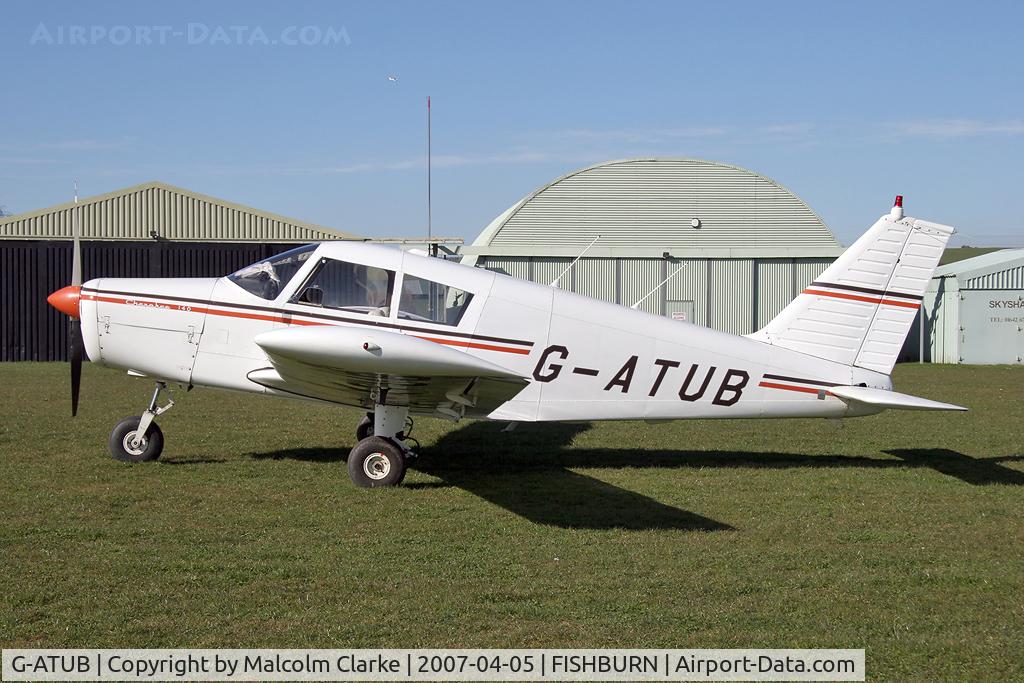 G-ATUB, 1966 Piper PA-28-140 Cherokee C/N 28-21971, Piper PA-28-140 Cherokee at Fishburn Airfield in 2007.