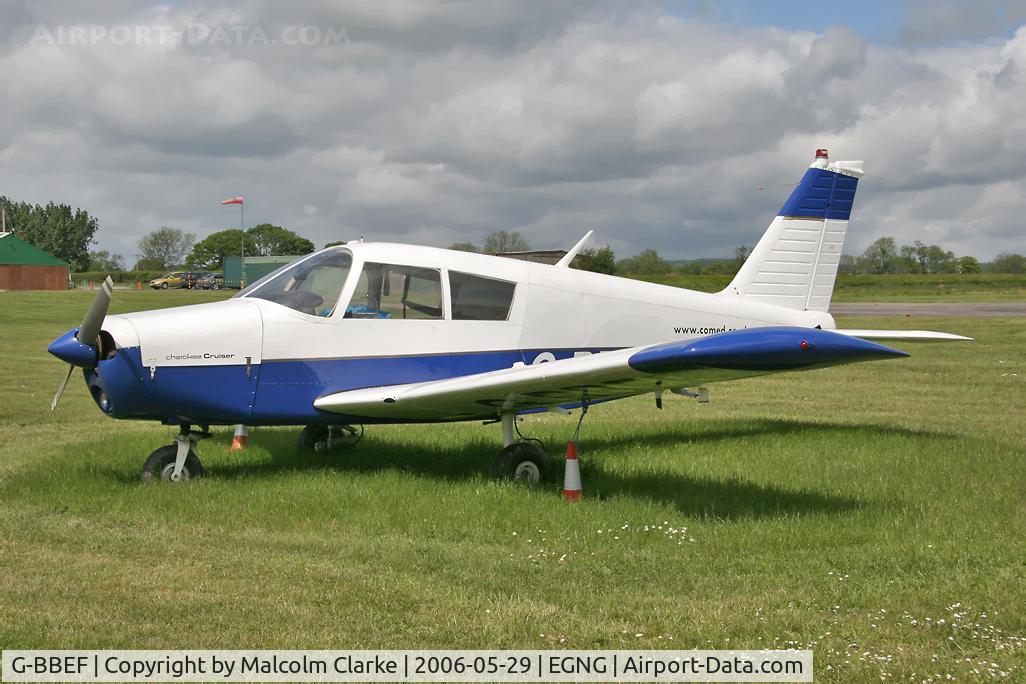 G-BBEF, 1973 Piper PA-28-140 Cruiser C/N 28-7325527, Piper PA-28-140 Cherokee Cruiser 2+2 at Bagby Airfield in 2006.