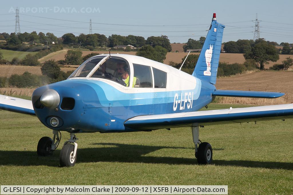 G-LFSI, 1970 Piper PA-28-140 Cherokee C/N 28-26850, Piper PA-28-140 Cherokee C at Fishburn Airfield in 2009.
