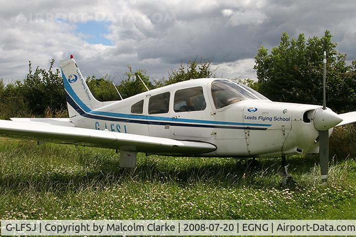 G-LFSJ, 1979 Piper PA-28-161 Cherokee Warrior II C/N 28-7916536, Piper PA-28-161 Warrior II at Bagby Airfield in 2008.