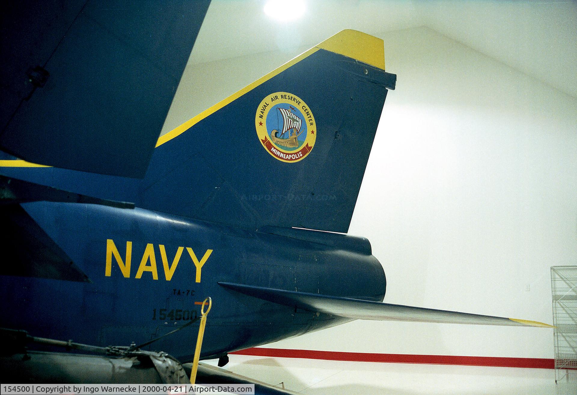 154500, LTV TA-7C Corsair II C/N B-140, LTV TA-7C Corsair II of the USN Reserve at the American Wings Air Museum, Blaine MN