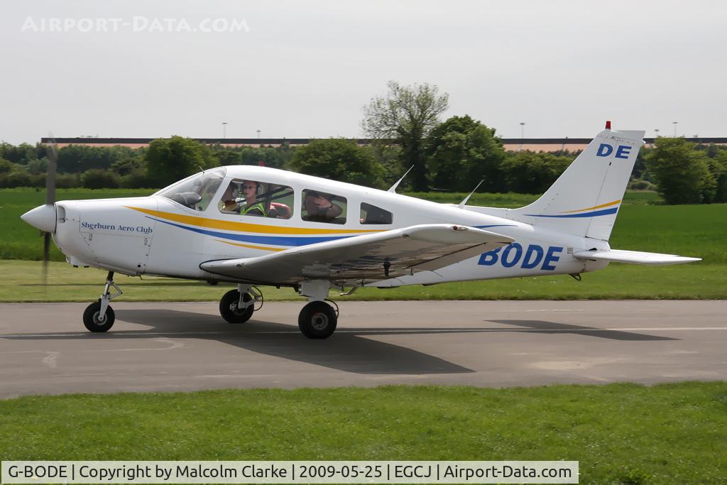 G-BODE, 1988 Piper PA-28-161 Cherokee Warrior II C/N 2816039, Piper PA-28-161 Warrior II at Sherburn-in-Elmet in 2009.