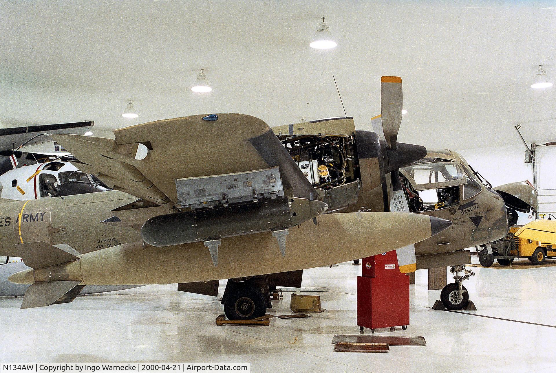 N134AW, 1969 Grumman OV-1C Mohawk C/N 140C, Grumman OV-1C Mohawk at the American Wings Air Museum, Blaine MN