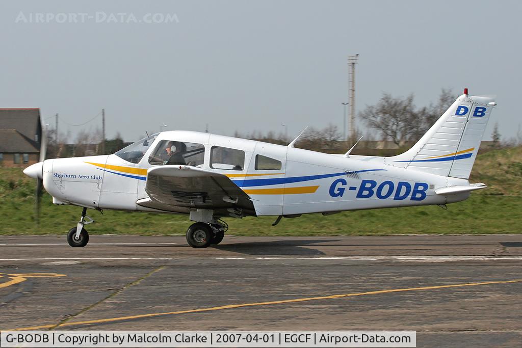 G-BODB, 1988 Piper PA-28-161 Cherokee Warrior II C/N 2816042, Piper PA-28-161 Warrior II at Sandtoft Airfield in 2007.